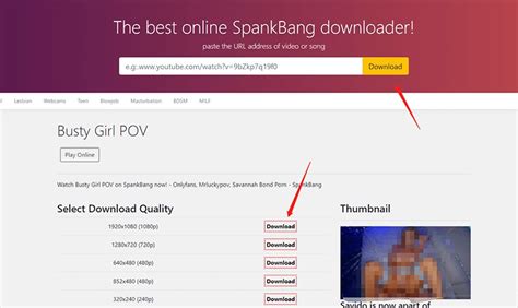 How can I download videos from spankbang